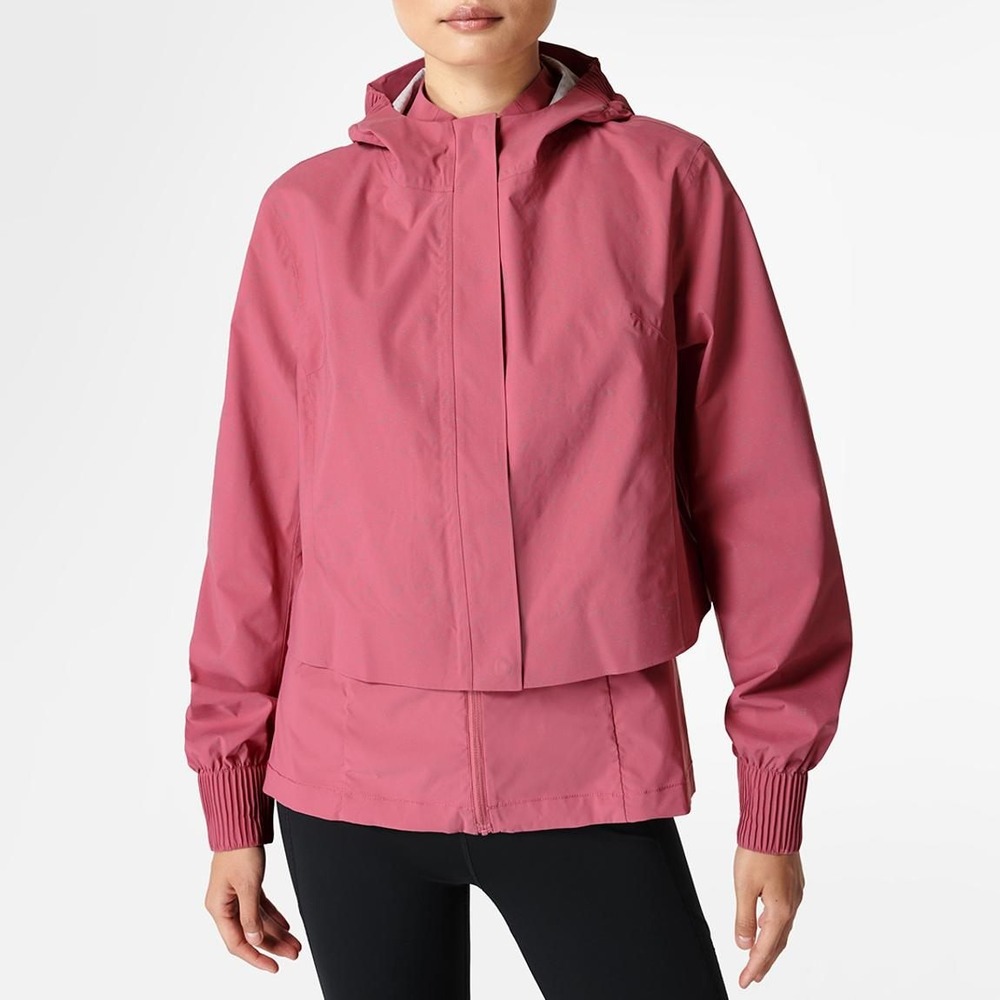 Sweaty Betty On The Run 3-in-1 Jacket Size L Adventure Pink Reflective NWT